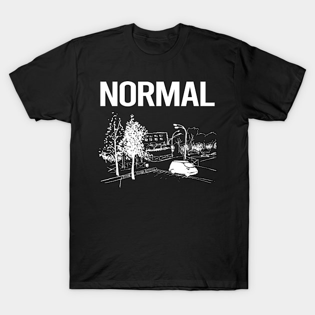 Cityscape Sketch Normal T-Shirt by flaskoverhand